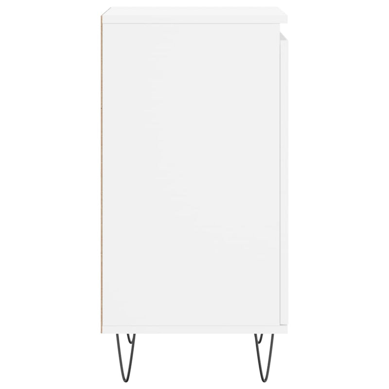 vidaXL 2 db fehér szerelt fa tálalószekrény 40 x 35 x 70 cm