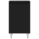 vidaXL 2 db fekete szerelt fa tálalószekrény 40 x 35 x 70 cm