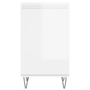 vidaXL 2 db magasfényű fehér szerelt fa tálalószekrény 40 x 35 x 70 cm