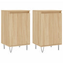 vidaXL 2 db sonoma tölgy színű szerelt fa tálalószekrény 40x35x70 cm