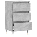 vidaXL betonszürke szerelt fa tálalószekrény 40 x 35 x 70 cm