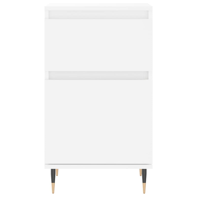 vidaXL 2 db fehér szerelt fa tálalószekrény 40 x 35 x 70 cm