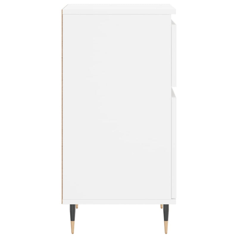 vidaXL 2 db fehér szerelt fa tálalószekrény 40 x 35 x 70 cm