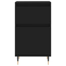 vidaXL 2 db fekete szerelt fa tálalószekrény 40 x 35 x 70 cm