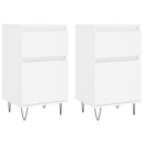 vidaXL 2 db fehér szerelt fa tálalószekrény 40 x 35 x 70 cm