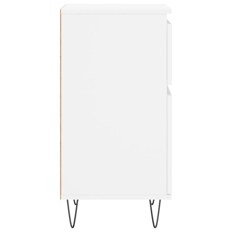 vidaXL 2 db fehér szerelt fa tálalószekrény 40 x 35 x 70 cm