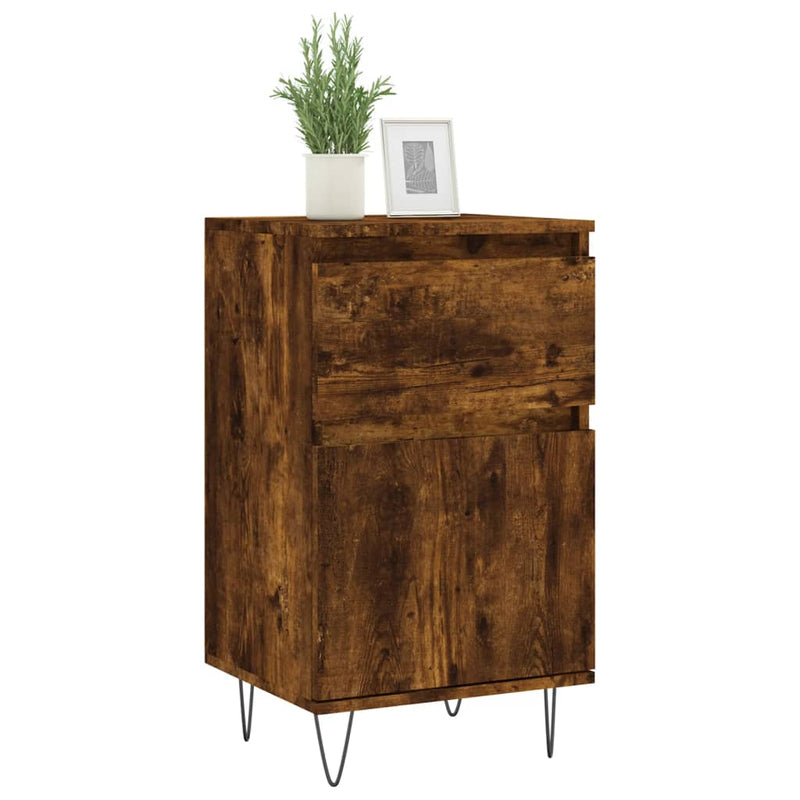 vidaXL 2 db sonoma tölgy színű szerelt fa tálalószekrény 40x35x70 cm