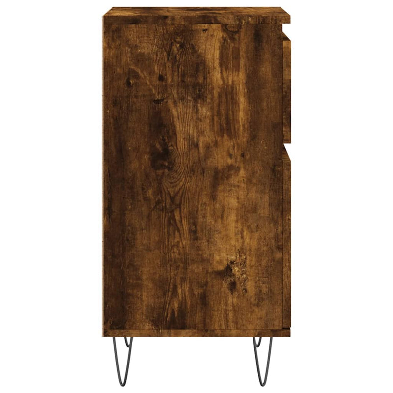 vidaXL 2 db sonoma tölgy színű szerelt fa tálalószekrény 40x35x70 cm