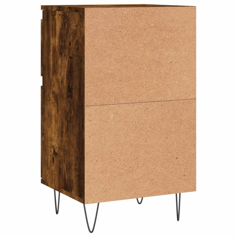 vidaXL 2 db sonoma tölgy színű szerelt fa tálalószekrény 40x35x70 cm