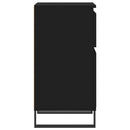 vidaXL 2 db fekete szerelt fa tálalószekrény 40 x 35 x 70 cm