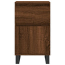 vidaXL 2 db barna tölgy színű szerelt fa tálalószekrény 40x35x70 cm