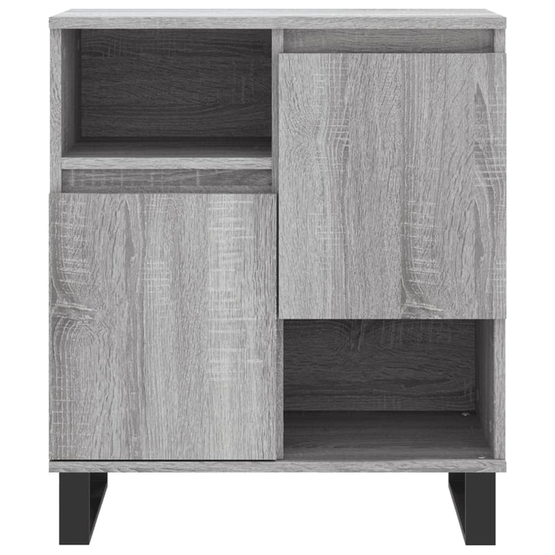 vidaXL szürke sonoma színű szerelt fa tálalószekrény 60 x 35 x 70 cm