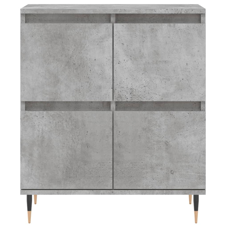 vidaXL betonszürke szerelt fa tálalószekrény 60 x 35 x 70 cm
