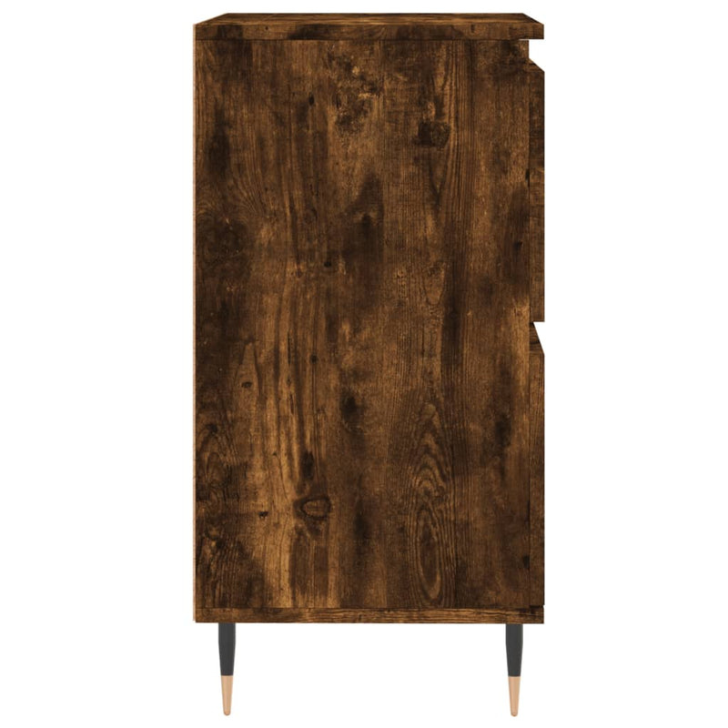 vidaXL füstös tölgy színű szerelt fa tálalószekrény 60 x 35 x 70 cm