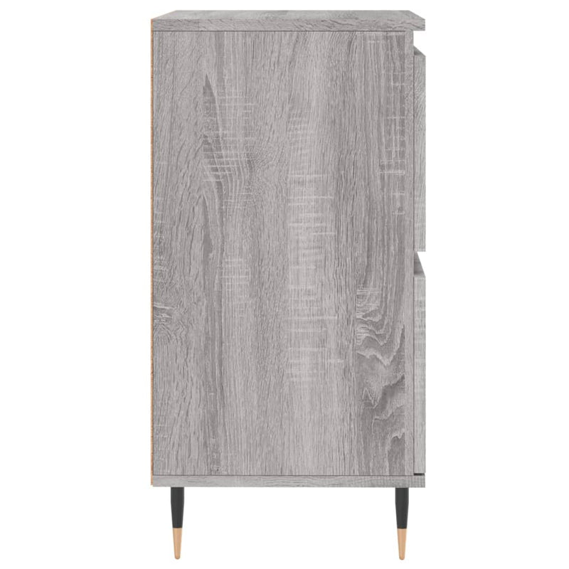 vidaXL szürke sonoma színű szerelt fa tálalószekrény 60 x 35 x 70 cm