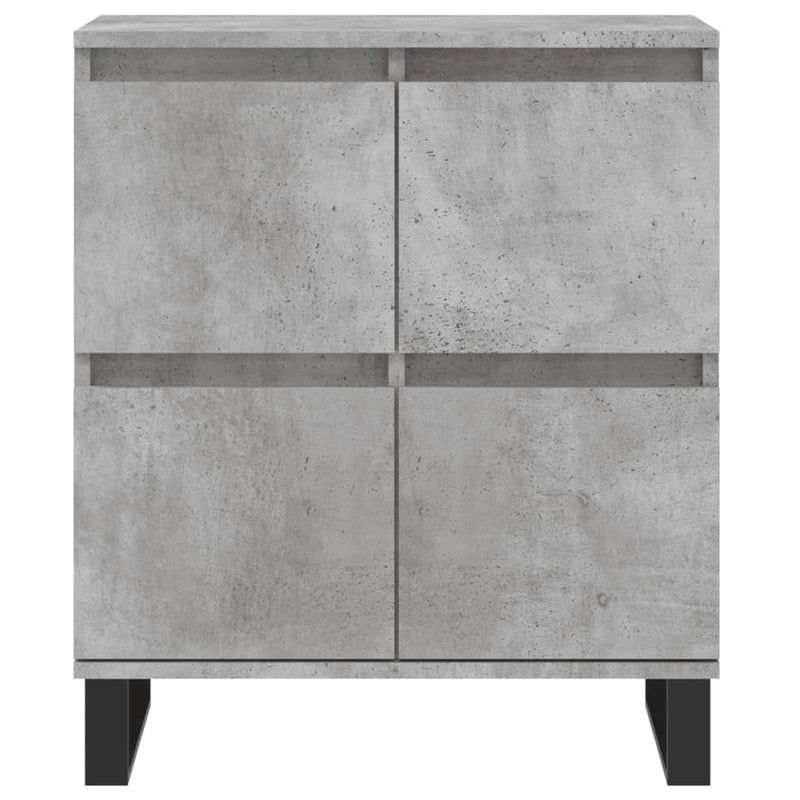 vidaXL betonszürke szerelt fa tálalószekrény 60 x 35 x 70 cm