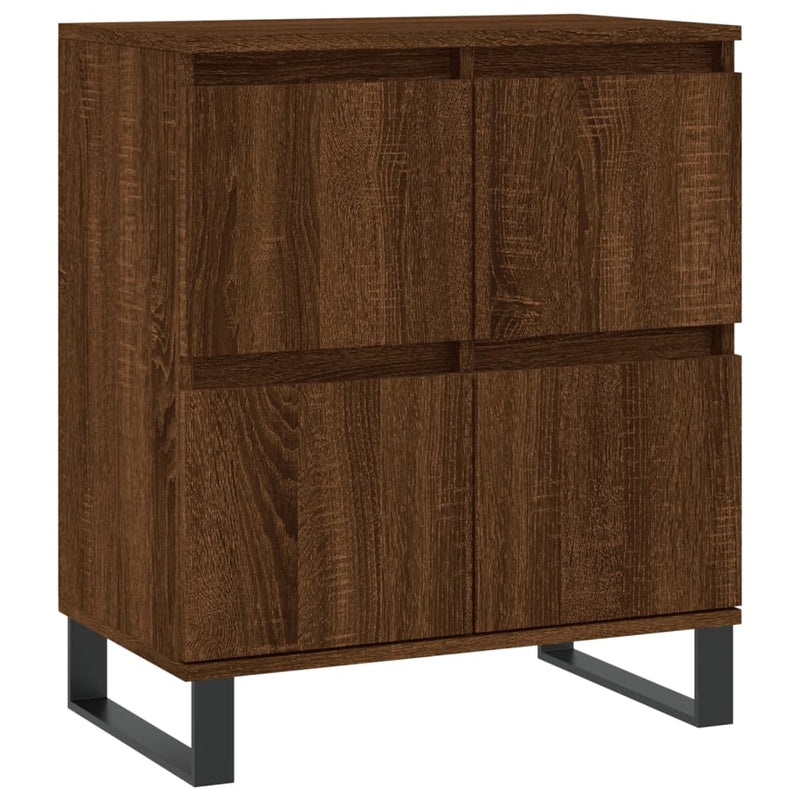 vidaXL barna tölgy színű szerelt fa tálalószekrény 60 x 35 x 70 cm