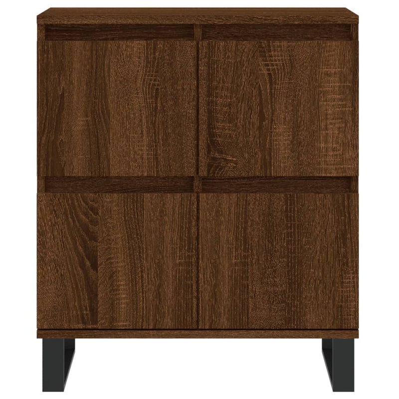 vidaXL barna tölgy színű szerelt fa tálalószekrény 60 x 35 x 70 cm