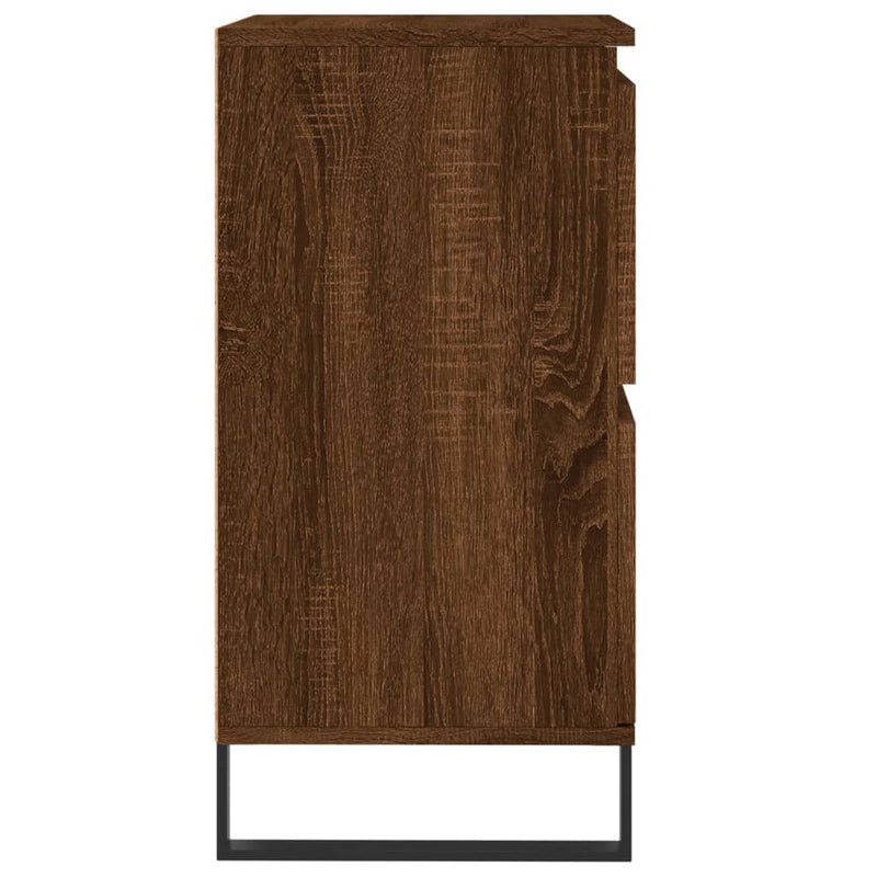 vidaXL barna tölgy színű szerelt fa tálalószekrény 60 x 35 x 70 cm