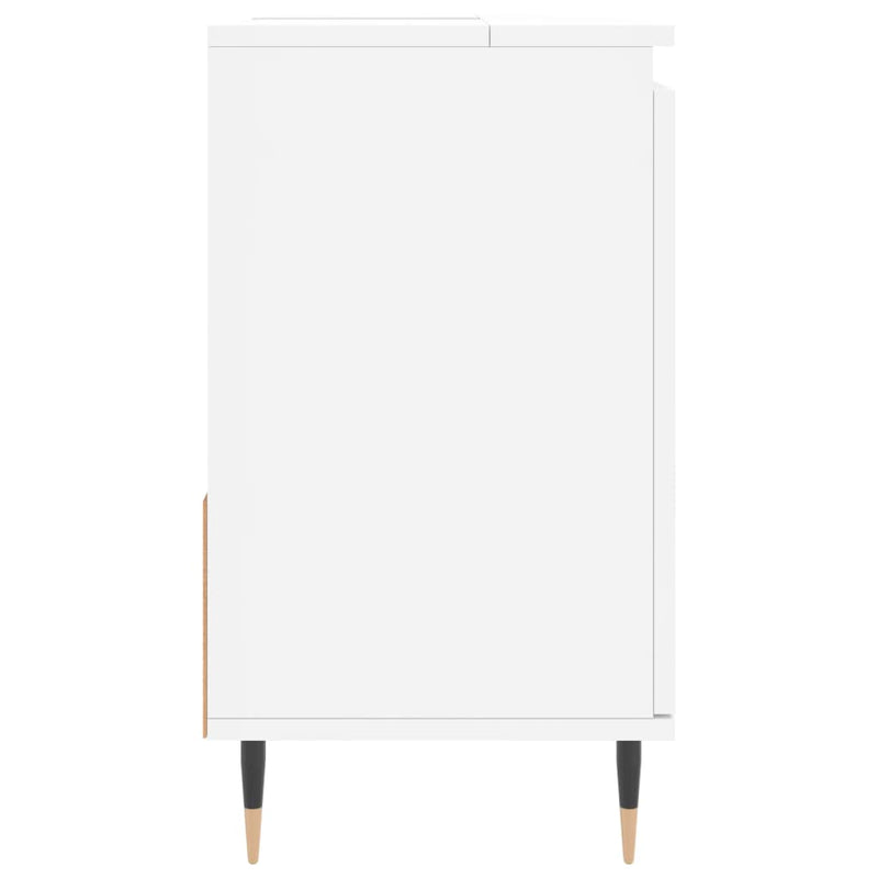 vidaXL fehér szerelt fa fürdőszobaszekrény 65 x 33 x 60 cm