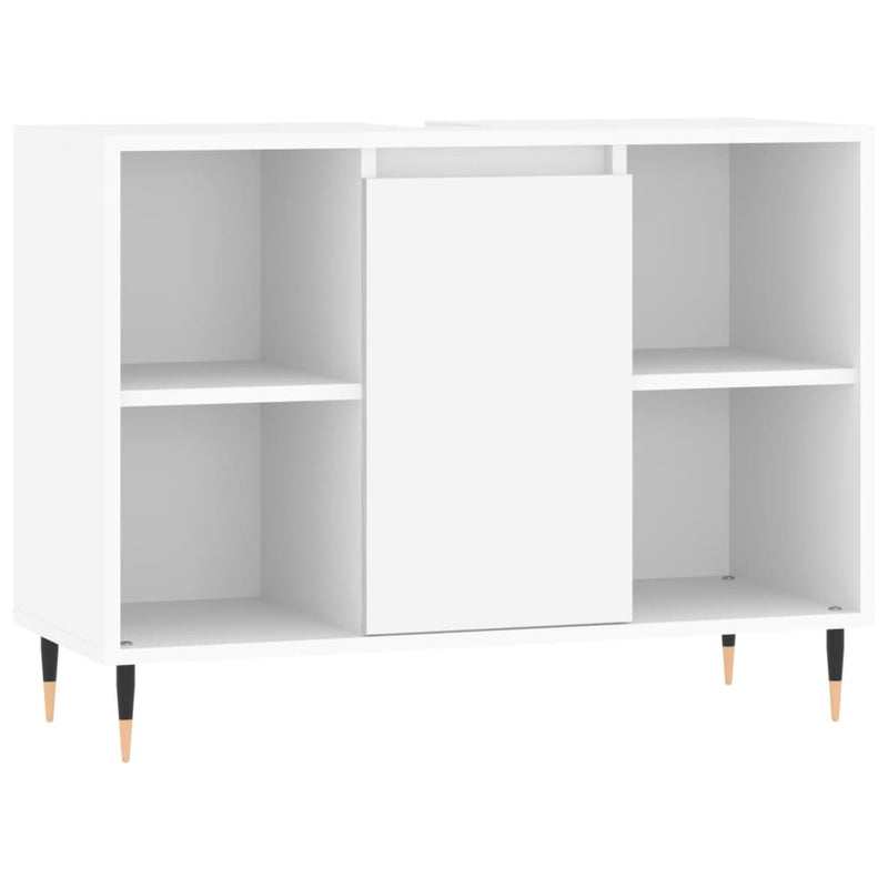 vidaXL fehér szerelt fa mosdószekrény 80 x 33 x 60 cm