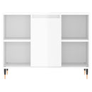 vidaXL magasfényű fehér szerelt fa fürdőszobaszekrény 80 x 33 x 60 cm