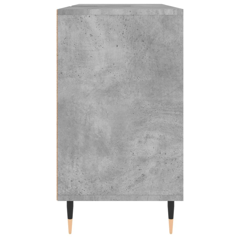 vidaXL betonszürke szerelt fa fürdőszobaszekrény 80 x 33 x 60 cm