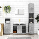 vidaXL betonszürke szerelt fa fürdőszobaszekrény 80 x 33 x 60 cm