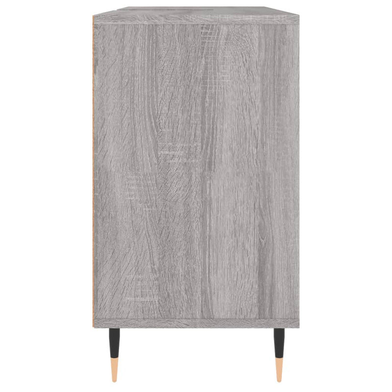 vidaXL szürke sonoma színű szerelt fa mosdószekrény 80 x 33 x 60 cm