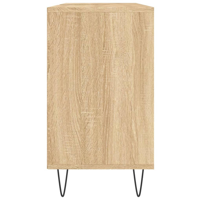 vidaXL sonoma tölgy színű szerelt fa mosdószekrény 80 x 33 x 60 cm