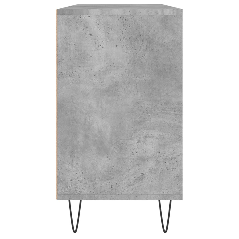 vidaXL betonszürke szerelt fa fürdőszobaszekrény 80 x 33 x 60 cm