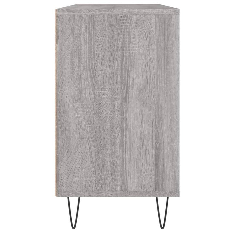 vidaXL szürke sonoma színű szerelt fa mosdószekrény 80 x 33 x 60 cm