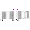 vidaXL magasfényű fehér szerelt fa fürdőszobaszekrény 80 x 33 x 60 cm