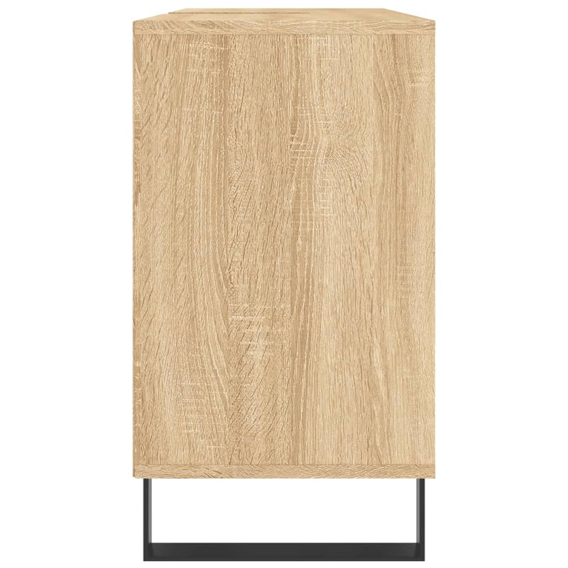 vidaXL sonoma tölgy színű szerelt fa mosdószekrény 80 x 33 x 60 cm