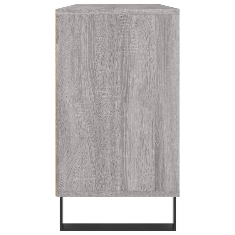 vidaXL szürke sonoma színű szerelt fa mosdószekrény 80 x 33 x 60 cm