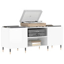 vidaXL magasfényű fehér szerelt fa hanglemezszekrény 121x38x48 cm