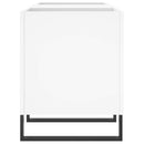 vidaXL fehér szerelt fa hanglemezszekrény 121x38x48 cm