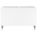 vidaXL fehér szerelt fa hanglemezszekrény 74,5x38x48 cm