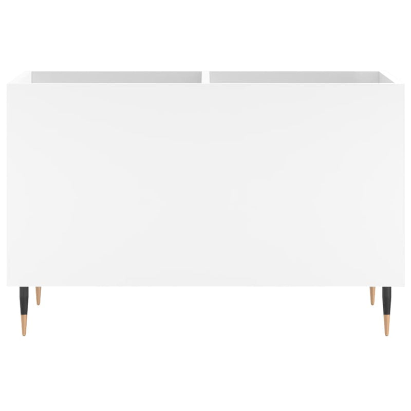 vidaXL fehér szerelt fa hanglemezszekrény 74,5x38x48 cm