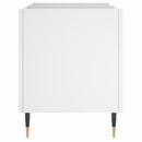 vidaXL fehér szerelt fa hanglemezszekrény 74,5x38x48 cm