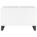 vidaXL fehér szerelt fa hanglemezszekrény 74,5x38x48 cm