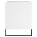 vidaXL fehér szerelt fa hanglemezszekrény 74,5x38x48 cm