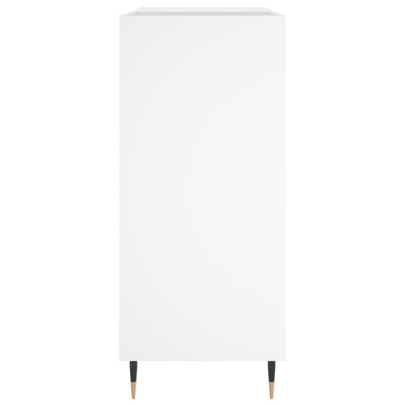 vidaXL fehér szerelt fa hanglemezszekrény 84,5 x 38 x 89 cm