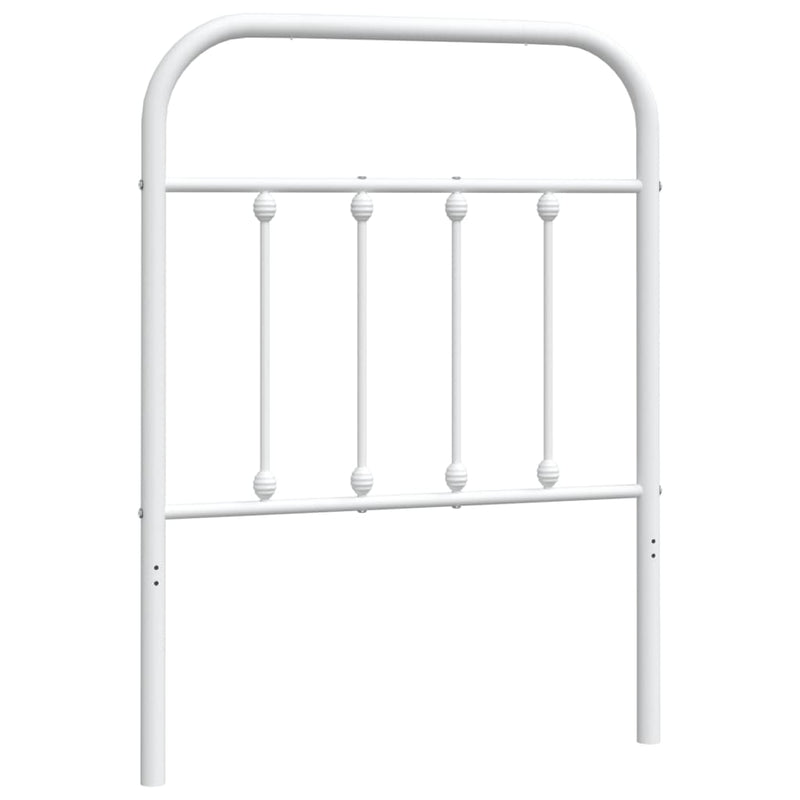 vidaXL fehér fém fejtámla 75 cm