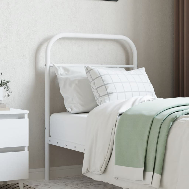 vidaXL fehér fém fejtámla 75 cm