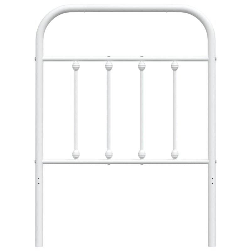 vidaXL fehér fém fejtámla 75 cm