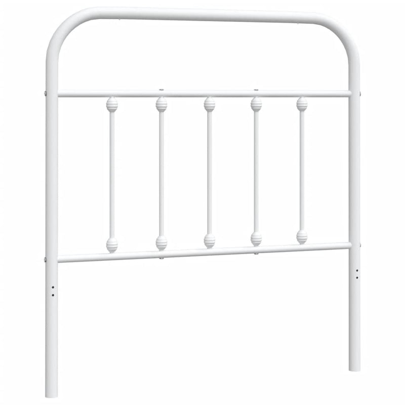 vidaXL fehér fém fejtámla 80 cm