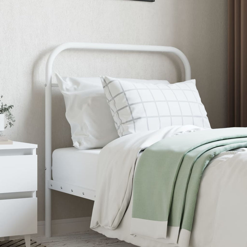 vidaXL fehér fém fejtámla 80 cm