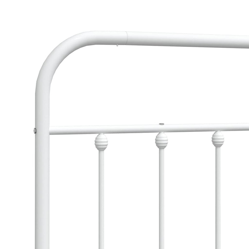 vidaXL fehér fém fejtámla 80 cm
