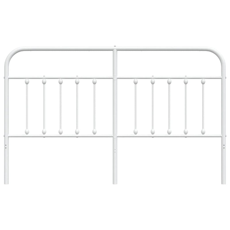 vidaXL fehér fém fejtámla 160 cm